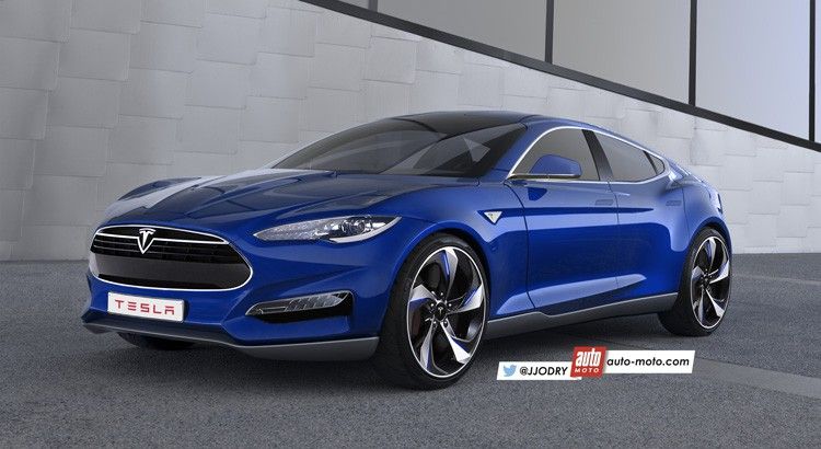 Tesla Model 3 Rendering